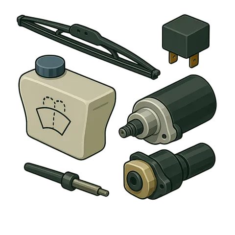 Langų valymo sistema